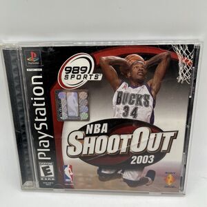 NBA ShootOut 2003 (Sony PlayStation 1, 2002) Compete With Manual PS1